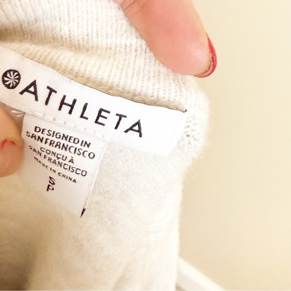 Athleta wall V-neck tunic sweater S - Picture 12 of 12